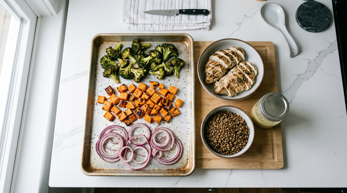 3-2-1 Mediterranean Quinoa & Chickpea Bowl